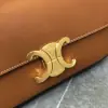 REPLICA CELINE SHOULDER BAG CLAUDE IN NATURAL CALFSKIN TAN #3952 - Image 16