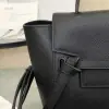 REPLICA CELINE NANO BELT BAG IN GRAINED CALFSKIN BLACK #3931 - Image 8