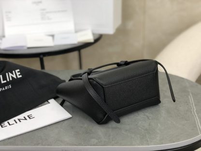 REPLICA CELINE PICO BELT BAG IN GRAINED CALFSKIN BLACK #3934 - Image 4