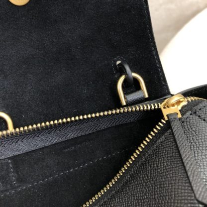 REPLICA CELINE PICO BELT BAG IN GRAINED CALFSKIN BLACK #3934 - Image 7