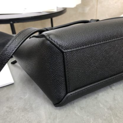 REPLICA CELINE PICO BELT BAG IN GRAINED CALFSKIN BLACK #3934 - Image 5
