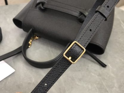 REPLICA CELINE PICO BELT BAG IN GRAINED CALFSKIN BLACK #3934 - Image 9