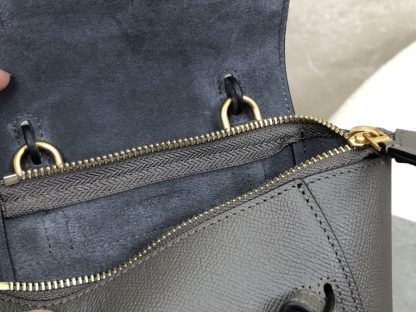 REPLICA CELINE PICO BELT BAG IN GRAINED CALFSKIN GREY #3933 - Image 4