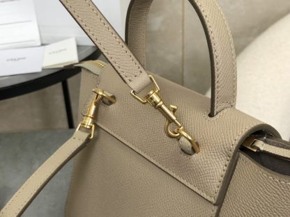 REPLICA CELINE PICO BELT BAG IN GRAINED CALFSKIN LIGHT TAUPE #3932 - Image 9