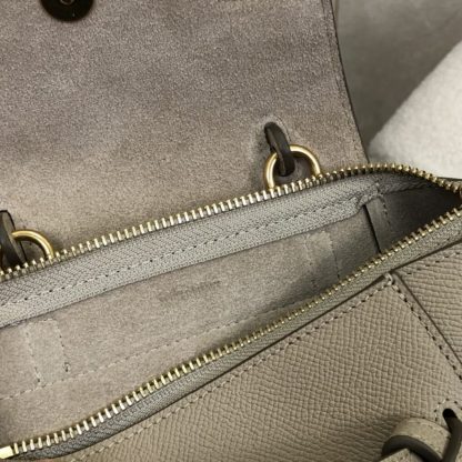REPLICA CELINE PICO BELT BAG IN GRAINED CALFSKIN LIGHT TAUPE #3932 - Image 7