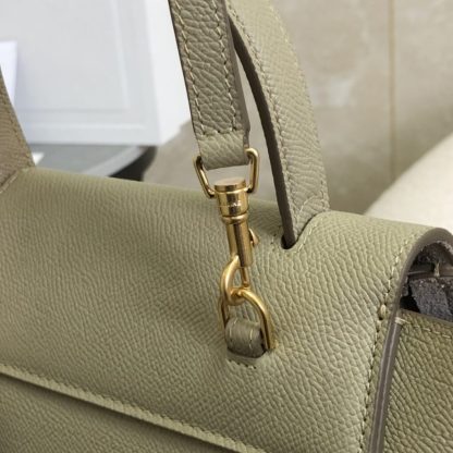 REPLICA CELINE NANO BELT BAG IN GRAINED CALFSKIN LIGHT TAUPE #3930 - Image 2