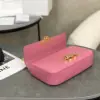 REPLICA CELINE CHAIN SHOULDER BAG CLAUDE IN SHINY CALFSKIN PINK #3937 - Image 9