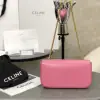 REPLICA CELINE CHAIN SHOULDER BAG CLAUDE IN SHINY CALFSKIN PINK #3937 - Image 12