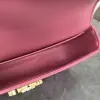 REPLICA CELINE CHAIN SHOULDER BAG CLAUDE IN SHINY CALFSKIN PINK #3937 - Image 6