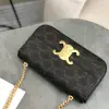 REPLICA CELINE CHAIN SHOULDER BAG CLAUDE IN TRIOMPHE CANVAS #3936 - Image 14