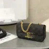 REPLICA CELINE CHAIN SHOULDER BAG CLAUDE IN TRIOMPHE CANVAS #3936 - Image 4