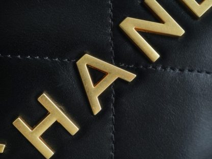 REPLICA CHANEL 22 BACKPACK BLACK LAMBSKIN 2025 #4037 - Image 16
