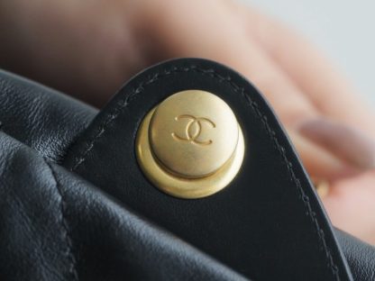 REPLICA CHANEL 22 BACKPACK BLACK LAMBSKIN 2025 #4037 - Image 10
