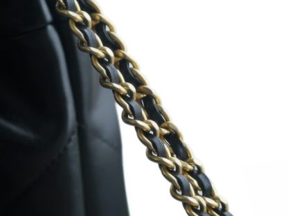 REPLICA CHANEL 22 BACKPACK BLACK LAMBSKIN 2025 #4037 - Image 12