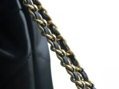REPLICA CHANEL 22 BACKPACK BLACK LAMBSKIN 2025 #4037 - Image 12