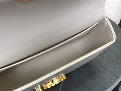 REPLICA CELINE CHAIN SHOULDER BAG CLAUDE IN SHINY CALFSKIN #3941 - Image 7