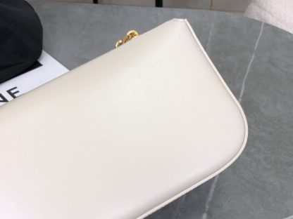 REPLICA CELINE CHAIN SHOULDER BAG CLAUDE IN SHINY CALFSKIN #3941 - Image 2