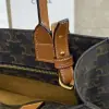 REPLICA CELINE SMALL CABAS VERTICAL IN TRIOMPHE CANVAS AND CALFSKIN 191542 TAN #3968 - Image 10