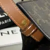 REPLICA CELINE SMALL CABAS VERTICAL IN TRIOMPHE CANVAS AND CALFSKIN 191542 TAN #3968 - Image 4