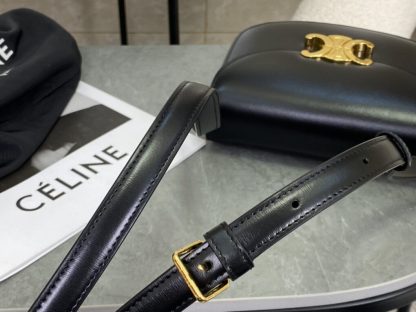 REPLICA CELINE BESACE CLEA IN SHINY CALFSKIN BLACK #3947 - Image 6