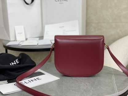 REPLICA CELINE BESACE CLEA IN SHINY CALFSKIN RED #3948 - Image 15