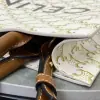 REPLICA CELINE SMALL CABAS VERTICAL IN TRIOMPHE CANVAS AND CALFSKIN 191542 WHITE #3967 - Image 8