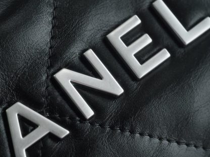 REPLICA CHANEL 22 MINI HANDBAG CALFSKIN BLACK & SLIVER HARDWARE 2025 #4043 - Image 14