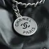 REPLICA CHANEL 22 MINI HANDBAG CALFSKIN BLACK & SLIVER HARDWARE 2025 #4043 - Image 9