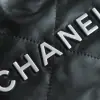 REPLICA CHANEL 22 MINI HANDBAG CALFSKIN BLACK & SLIVER HARDWARE 2025 #4043 - Image 10