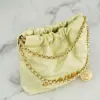 REPLICA CHANEL 22 MINI HANDBAG CALFSKIN LIGHT YELLOW 2025 #4040 - Image 9