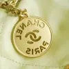 REPLICA CHANEL 22 MINI HANDBAG CALFSKIN LIGHT YELLOW 2025 #4040 - Image 10