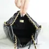 REPLICA CHANEL 22 MINI HANDBAG CALFSKIN BLACK 2025 #4039 - Image 6