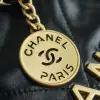 REPLICA CHANEL 22 MINI HANDBAG CALFSKIN BLACK 2025 #4039 - Image 7