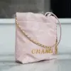 REPLICA CHANEL 22 MINI HANDBAG CALFSKIN LIGHT PINK 2025 #4038 - Image 3