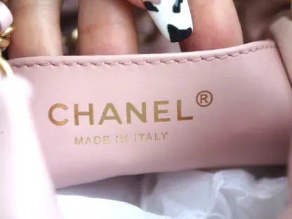 REPLICA CHANEL 22 MINI HANDBAG CALFSKIN LIGHT PINK 2025 #4038 - Image 8