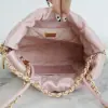 REPLICA CHANEL 22 MINI HANDBAG CALFSKIN LIGHT PINK 2025 #4038 - Image 9