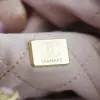 REPLICA CHANEL 22 MINI HANDBAG CALFSKIN LIGHT PINK 2025 #4038 - Image 12