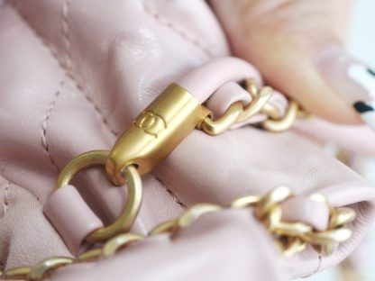 REPLICA CHANEL 22 MINI HANDBAG CALFSKIN LIGHT PINK 2025 #4038 - Image 13