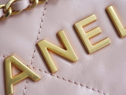 REPLICA CHANEL 22 MINI HANDBAG CALFSKIN LIGHT PINK 2025 #4038 - Image 14