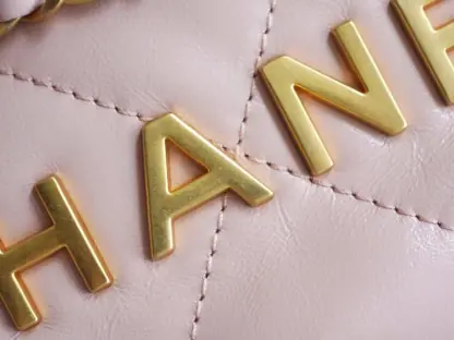 REPLICA CHANEL 22 MINI HANDBAG CALFSKIN LIGHT PINK 2025 #4038 - Image 16
