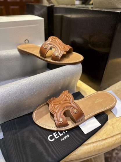 REPLICA CELINE TRIOMPHE MULE IN CALFSKIN #3926 - Image 8