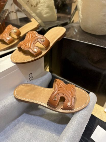 REPLICA CELINE TRIOMPHE MULE IN CALFSKIN #3926 - Image 10