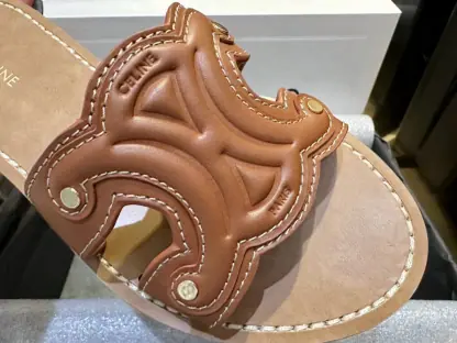REPLICA CELINE TRIOMPHE MULE IN CALFSKIN #3926 - Image 5