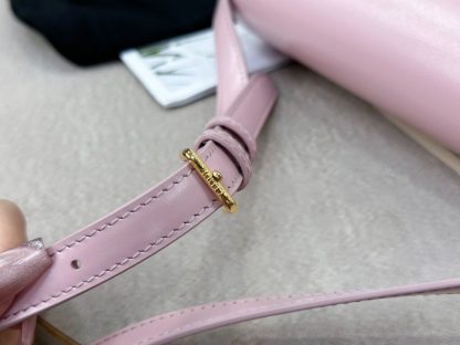 REPLICA CELINE SHOULDER BAG CLAUDE IN SHINY CALFSKIN PINK #3950 - Image 6