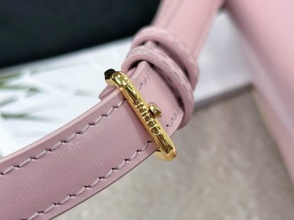 REPLICA CELINE SHOULDER BAG CLAUDE IN SHINY CALFSKIN PINK #3950 - Image 7