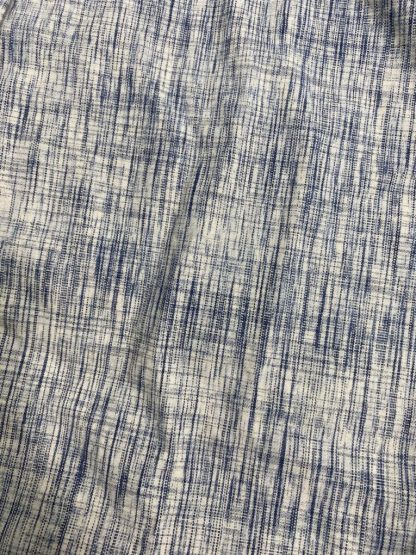  Dior Blue and White Dior Oblique Kasuri Cotton Denim Overshirt #3982 - Image 5
