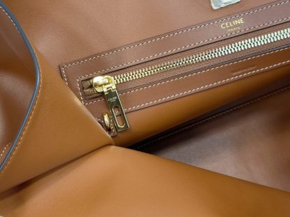 REPLICA CELINE CABAS 16 SOFT IN SMOOTH CALFSKIN IN TAN #3944 - Image 9