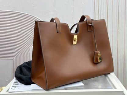REPLICA CELINE CABAS 16 SOFT IN SMOOTH CALFSKIN IN TAN #3944
