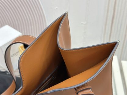REPLICA CELINE CABAS 16 SOFT IN SMOOTH CALFSKIN IN TAN #3944 - Image 7