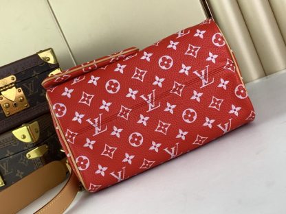  Louis Vuitton Speedy P9 Bandoulière 25 M24425 Red #3997 - Image 2